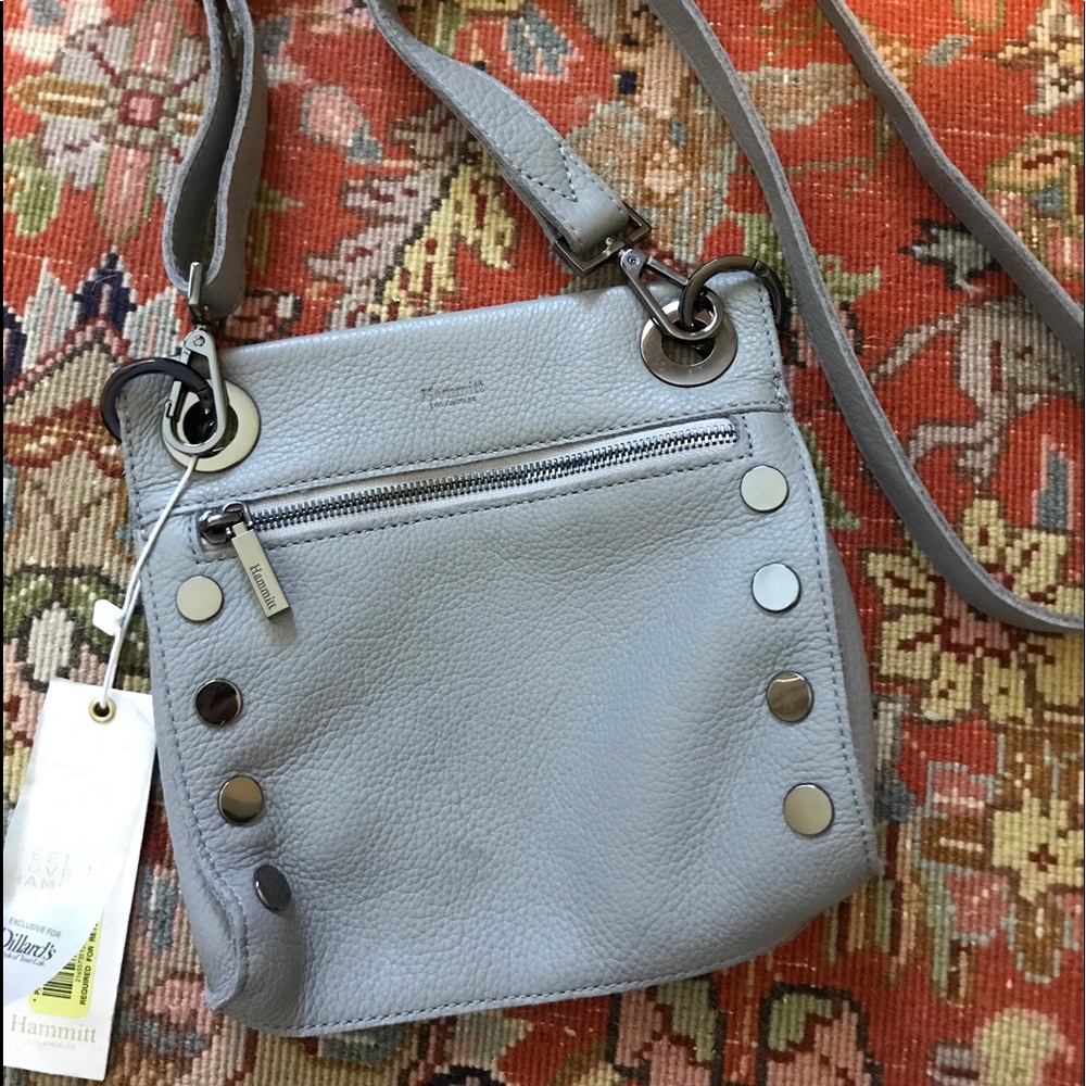 Hammitt Grey Purse with Gunmetal Hardware